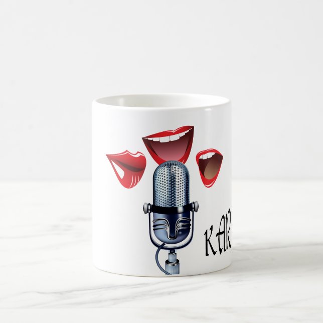 Tasse de musique de karaoke (Centre)
