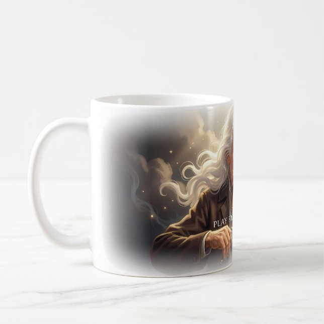 Tasse de musique 'Jouer du cœur' (Gauche)