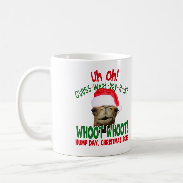 Tasse de Noël 2013 de Père Noël de chameau de (Gauche)