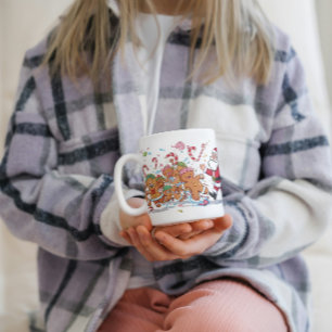 Tasse de Noël Anta et danse de pain d'épice