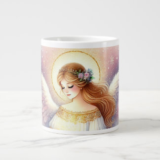 Tasse de Noël Aquarelle : Ange Céleste 