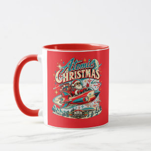 Tasse de Noël Atomique – Père Noël de l'ère spatia