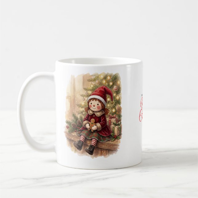 Tasse de Noël avec Poupée (Gauche)