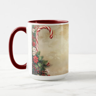 Tasse de Noël avec un bonhomme de neige en sucre
