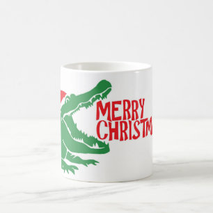 Tasse de Noël d'alligator