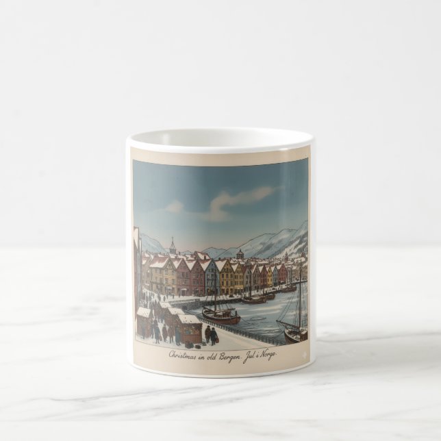 Tasse de Noël de Bergen, Norvège (Centre)