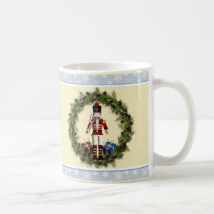 Tasse de Noël de guirlande de casse-noix