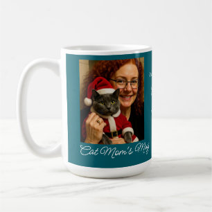 Tasse de Noël de la maman de chat, Photo de chat e