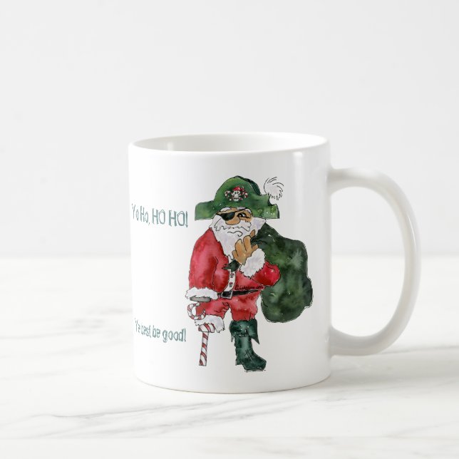 Tasse de Noël de pirate de Père Noël (Droite)