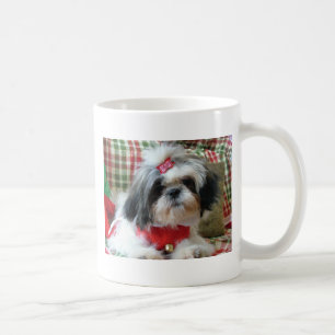 tasse de Noël de shih-tzu