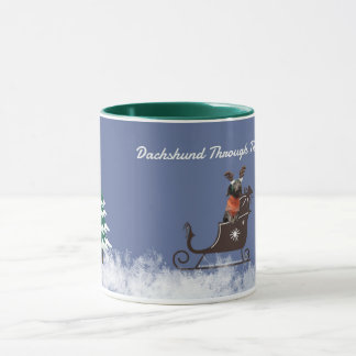 Tasse de Noël de teckel