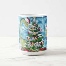 Tasse de Noël Dino