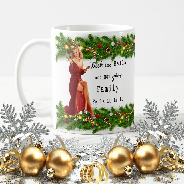 Tasse de Noël drôle Meilleure amie "Décorez les ha (Créateur téléchargé)