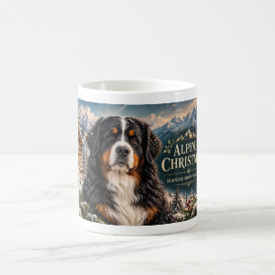 Tasse de Noël du chien de montagne bernois Noël