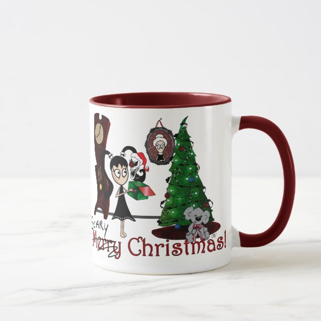 Tasse "de Noël effrayant" (Droite)