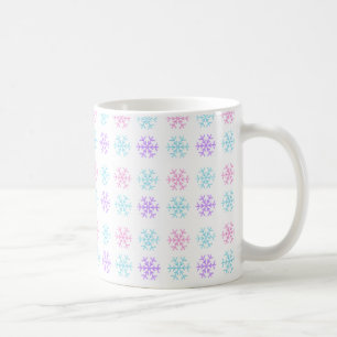 Tasse de Noël Flocon de Neige Pastel