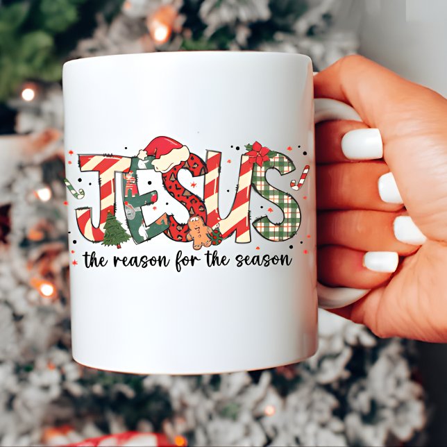 Tasse de Noël Jésus est la raison de la saison  (Créateur téléchargé)