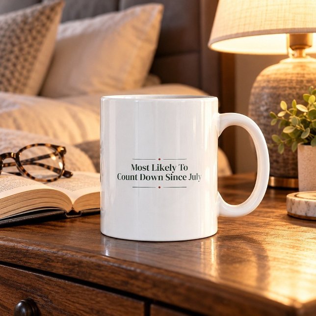 Tasse de Noël la Plus Susceptible de Compter à Reb (Créateur téléchargé)