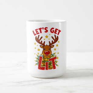 Tasse de Noël Let's Get Lit