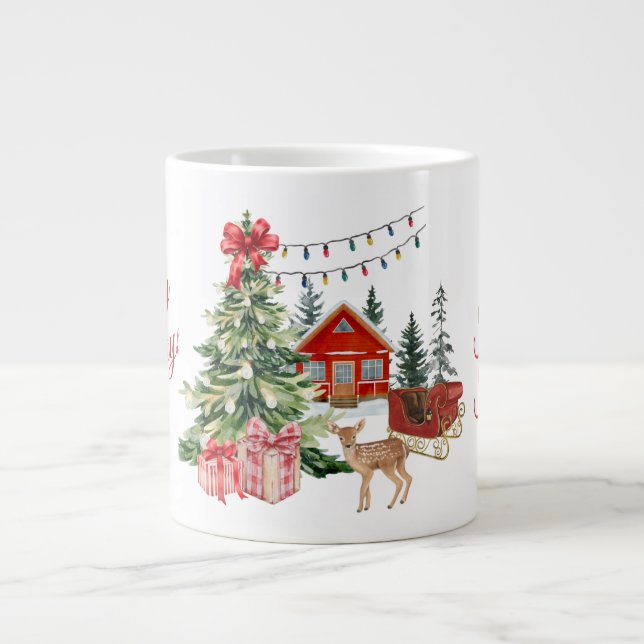 Tasse de Noël matin cosy – Café de vacances festif (Devant)
