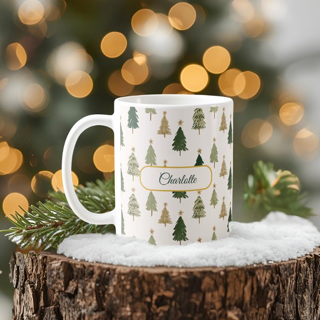Tasse de Noël personnalisée minimaliste moderne (Créateur téléchargé)