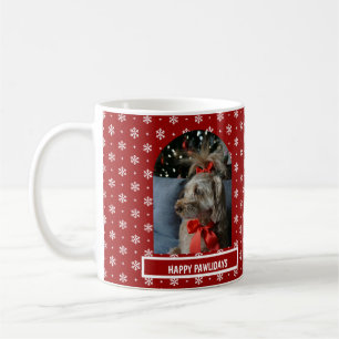 Tasse de Noël pour animaux de compagnie avec photo