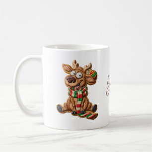 Tasse de Noël pour biscuits au renne