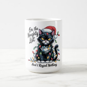 Tasse de Noël pour chat vilain – Chapeau de Père N