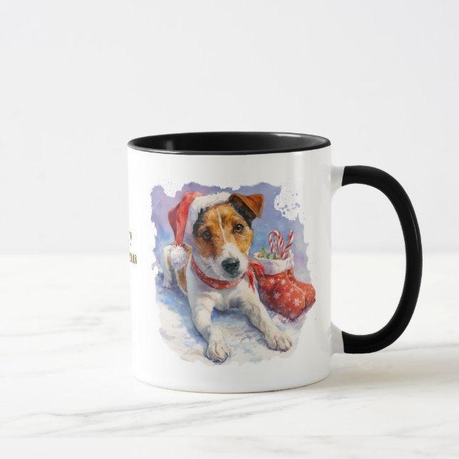 Tasse de Noël pour les amoureux des chiens (Droite)