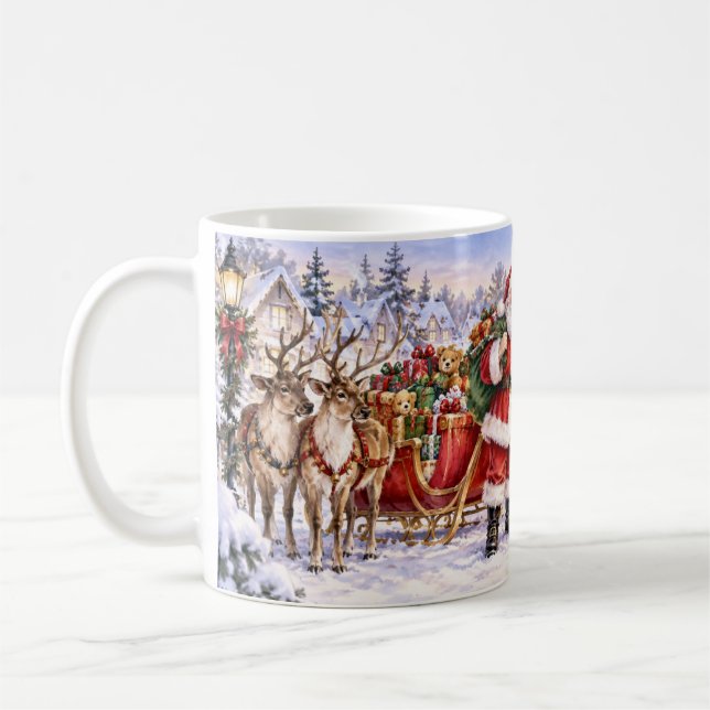Tasse de Noël Santa's Got This (Gauche)