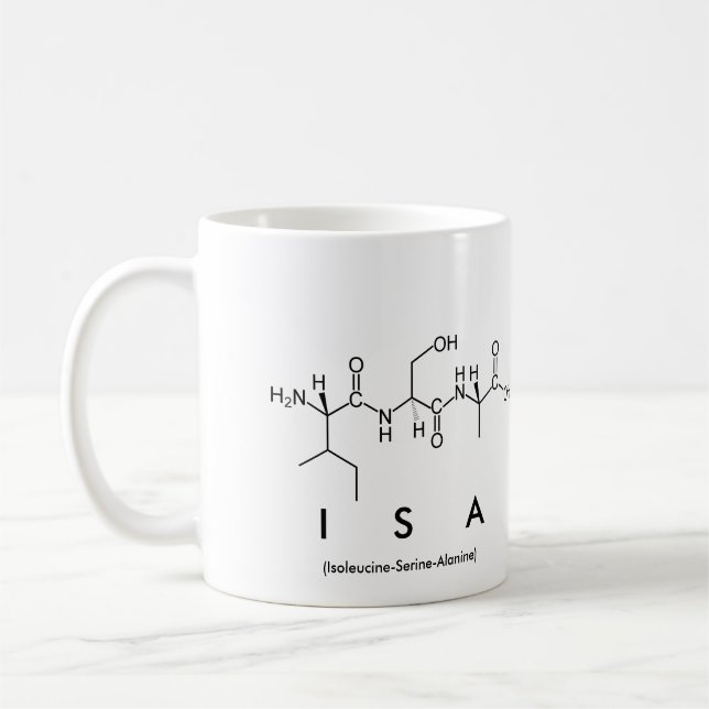 Tasse de nom de peptide d'AIS (Gauche)