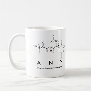 Tasse de nom de peptide d'Ann