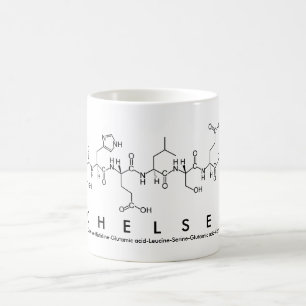 Tasse de nom de peptide de Chelsea