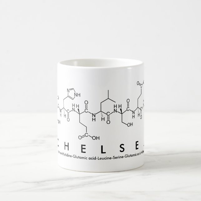Tasse de nom de peptide de Chelsea (Centre)