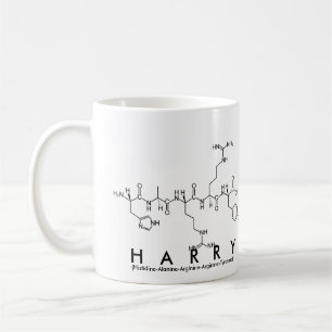 Tasse de nom de peptide de Harry