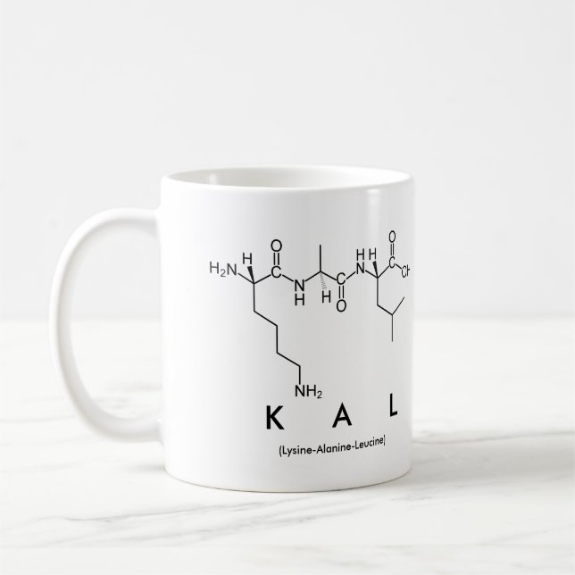 Tasse de nom de peptide de Kal (Gauche)