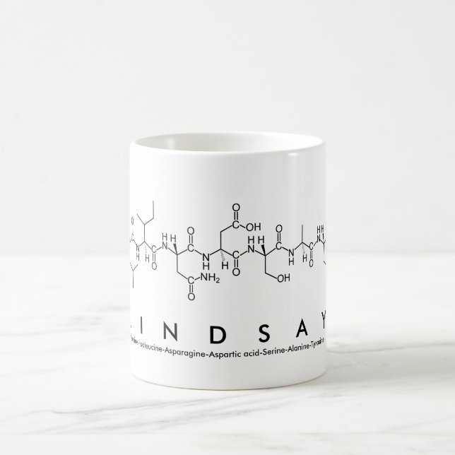 Tasse de nom de peptide de Lindsay (Centre)