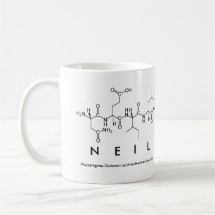 Tasse de nom de peptide de Neil