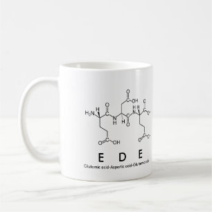 Tasse de nom de peptide d'Ede