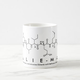 Tasse de nom de peptide d'Ellie-Mae
