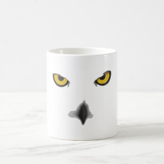 Tasse de norme de hibou de neige