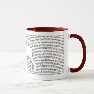 Tasse de norme de race du mastiff AKC
