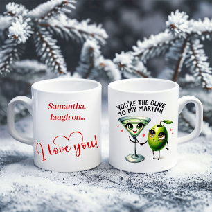 Tasse de nourriture drôle avec nom personnalisé Ca