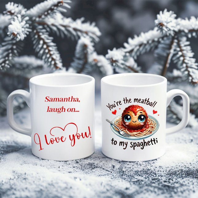 Tasse de nourriture drôle avec nom personnalisé Ca (Custom Name Funny Food Mug Gift for Girlfriend)