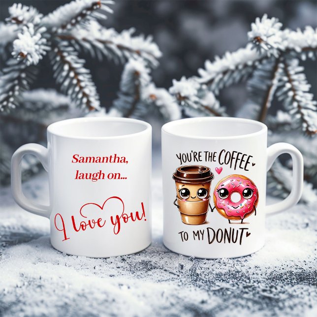 Tasse de nourriture drôle avec nom personnalisé Ca (Custom Name Funny Food Mug Gift for Boyfriend)