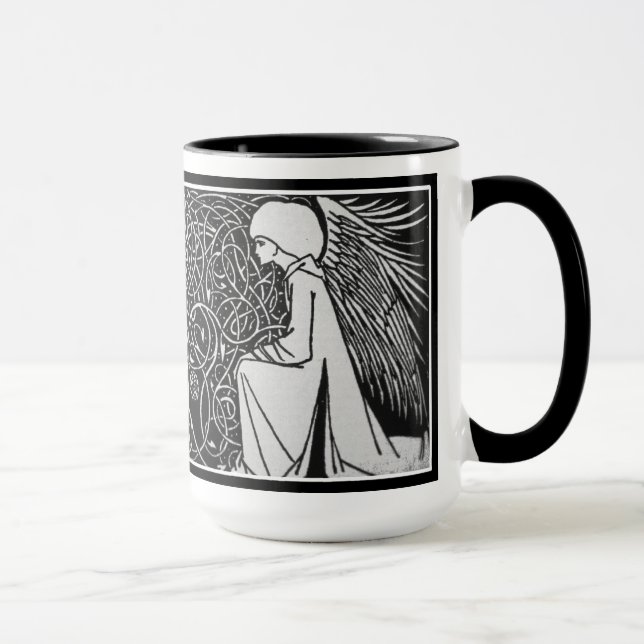 Tasse de Nouveau d'art d'anges de Beardsley (Droite)