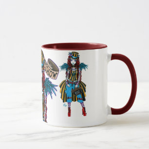Tasse de numéro de cirque de tatouage de cirque d