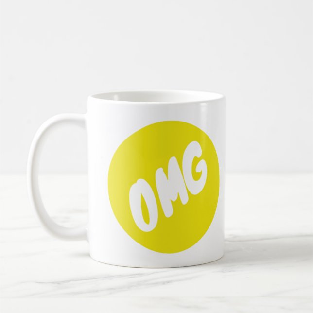 Tasse de "OMG" (Gauche)