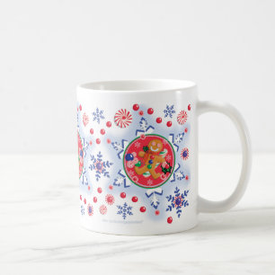 Tasse de PAIN D'ÉPICE et de FLOCONS DE NEIGE
