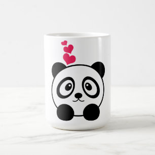 Tasse de panda d'amour